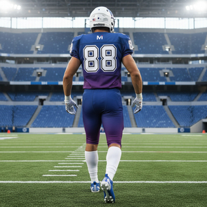 ชุดยูนิฟอร์มอเมริกันฟุตบอลพรีเมียม พิมพ์ลายแบบซับลิเมชั่น ผ้าระบายเหงื่อ สำหรับผู้ชายและเยาวชน ชุดกีฬาสำหรับทีม - Product Image 3