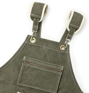Capa de Peluquería de Lona Ecológica de Alta Calidad, Delantal Duradero con Múltiples Bolsillos para Uso en Salón de Belleza y Barbería - Product Image 4