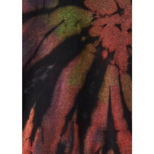 Custom Women Oversized Hoodie Dark Spiral Tie Dye Cotton French Terry Pullover Sweatshirt Rust Black <b>Drop</b> Shoulder OEM Wholesale - Product Image 6