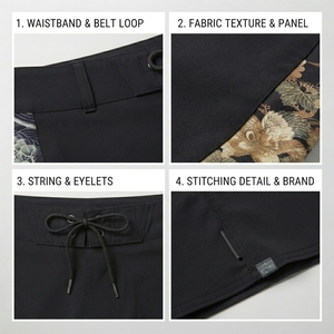 Quick Dry Fit Short Pants Customized Tight High Waisted Board Shorts <b>men</b> <b>trunk</b> short - Product Image 3