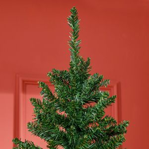 Albero di Natale Artificiale Verde a Forma di Abete Sottile, 2,13 m di Altezza, 865 Rami Realistici, Senza Luci - Product Image 3