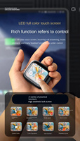 Écouteurs TWS Hi-Fi ANC étanches à commande tactile pour 5.4, affichage numérique, IPX4, faible latence, Type-C, AAC, traduction IA
