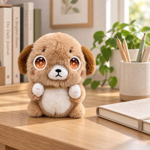 Juguete de Peluche para Perro VLGSKY con IA, 66 Idiomas, Ojos Expresivos, Recargable por USB, Forro de Malla de Algodón PP, Suave, para Regalos de Cumpleaños - Product Image 3