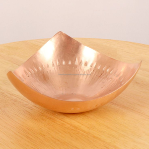 ชามบนโต๊ะอาหารทำจากทองแดงขัดเงาสำหรับงานปาร์ตี้ครัวงานแต่งงานสำหรับขนมผลไม้ - Product Image 1