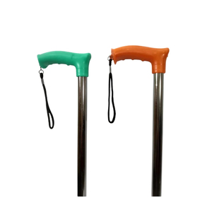 <b>Walking</b> <b>stick</b> with Colour Handle with Multi Color - Product Image 3