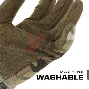 Guantes Tácticos de Paintball de Alta Calidad con Protección Reforzada en los Nudillos, Palma Absorbente de Impactos, Antideslizantes, Respaldo de Malla Transpirable, Dedos Completos - Product Image 6