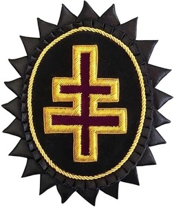 Rosetas para Gorras de los Caballeros Templarios - Bordado con Hilos Metálicos - Product Image 5