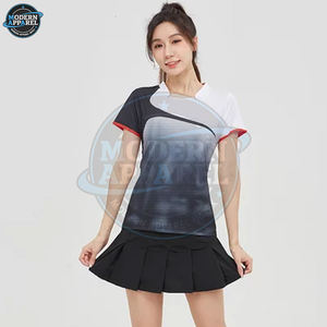 Tenue de tennis respirante pour hommes, uniforme d'équipe de tennis, vente en gros, vêtements de sport confortables de haute qualité, uniforme de badminton et de tennis de table - Product Image 6