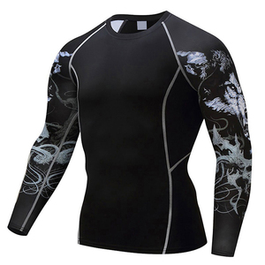 Custom Logo <b>Mens</b> Uv Sun Long Sleeve Diving Suits <b>Compression</b> Adults' Quick Dry <b>Compression</b> <b>Shirts</b> - Product Image 2