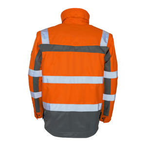 เสื้อแจ็คเก็ตนิรภัยกลางแจ้งแบบมีฮีตเตอร์ ผ้าไมโครไฟเบอร์ กันน้ำ ระบายอากาศได้ดี สีเหลืองสะท้อนแสง ราคาขายส่ง - Product Image 2