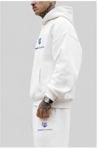 Sudadera con Capucha Premium para Hombre, 100% Algodón, con Logotipo Personalizado, Diseño Sólido de Alta Tendencia, Térmica, Corte Regular - Product Image 2