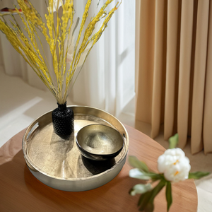 Ensemble laqué brillant personnalisé plateau de service à manger assiette de chargeur boîte à serviettes napperon pour hôtels stations balnéaires matériaux en marbre acrylique - Product Image 4