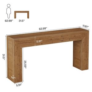 Console Table for Sofa Hallway Entrance or Foyer Use - Product Image 6