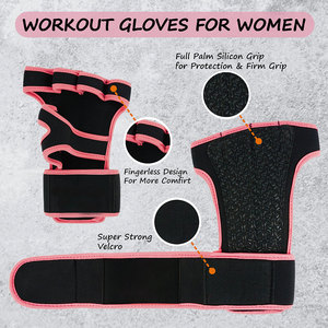 Latest Design Unisex <b>Fingerless</b> Weightlifting <b>Gloves</b> High Intensity Workout Wear Comfortable Smart Hand Look Exercise Gym <b>Gloves</b> - Product Image 3