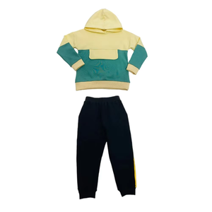 Conjunto Deportivo de Invierno para Hombre con Capucha y Solapa, 100% Algodón, Corte Ajustado, Ropa de Diseñador - Product Image 2