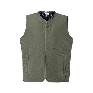 Chaquetas sin mangas para hombre, nuevo diseño personalizado, liso, transpirable, de gran venta, con múltiples bolsillos y cremallera completa. - Product Image 1