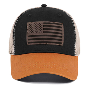 Gorra Trucker Negra con Bloques de Color, Unisex, Ajustada, con Malla Trasera, Casual, de 6 Paneles, con Decoración de Perlas, 100% Poliéster, para Uso Deportivo en las Cuatro Estaciones - Product Image 2