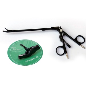 Pinces d'aspiration bipolaires Stammberger pour usage vétérinaire canin, 12,5 cm, pointe de 15 mm, câble de 3 mètres, réutilisables, autoclavables, en acier inoxydable - Product Image 1