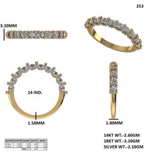 Anillo de Eternidad Completo con Diamantes Baguette Plateados y Piedras Cultivadas en Laboratorio, Elegante Anillo Apilable para Boda o Compromiso, Joyería Fina - Product Image 4