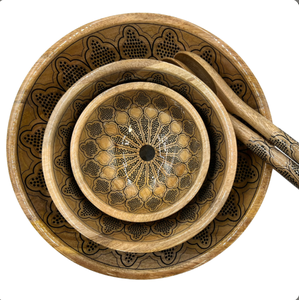 Enamel Print <b>Wooden</b> Bowl Beautiful <b>Butterfly</b> Design American Style For Food Serving Hotel Party Use Soup Pasta Dinnerware Bowls - Product Image 5