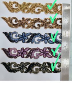 Wholesale Multiple Colors Flower Embroidery <b>Lace</b> Trimming for Girl Clothes - Product Image 1