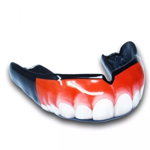 High Quality Football Mouth Guard Strap Shock Absorbing Lightweight 3D Printed Customizable Mouthpiece for American Mouth Guard - Product Image 5