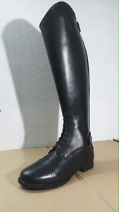 Bottes d'équitation confortables et élégantes de haute qualité, en cuir véritable, durables, avec fermeture éclair YKK et semelle TPR - Product Image 2