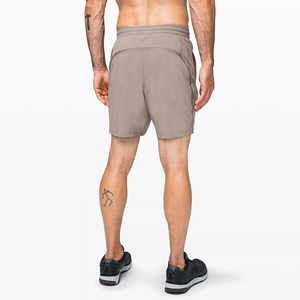 Pantalones Cortos Deportivos para Hombre de Calidad Personalizada del Fabricante, 100% Poliéster, Casuales, de Verano, para Playa, con Cintura Elástica y Bolsillos con Cremallera - Product Image 3