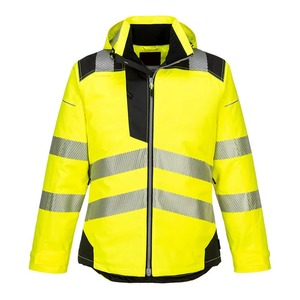 Waterproof Reflective Safety <b>Jacket</b> High Visibility Workwear with Hood Industrial Protective Clothing Roadside <b>Workers</b> - Product Image 3