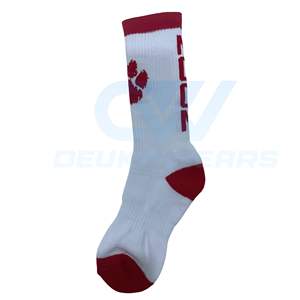 Calcetines Deportivos de Verano con Logotipo Sublimado y Jacquard Personalizados al por Mayor, Calcetines Deportivos de Compresión Acanalados de Algodón/Spandex de Secado Rápido - Product Image 4