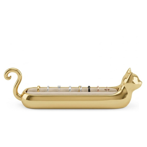 Classic Design Gold Plated Tiger <b>Ring</b> <b>Holder</b> Modern Animal Jewelry Stand for <b>Engagement</b> Wedding Props & Home Decor Organizer - Product Image 6