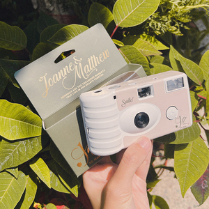 Appareil photo jetable personnalisé OEM pour cadeau de mariage, film plastique 35 mm, usage unique, mise au point fixe avec flash OEM - Product Image 2