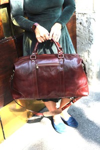 Bolsa de Viaje de Cuero Genuino de Primera Calidad para Hombre, para Viajes de Negocios, Gimnasio y Viajes Cortos, Disponible para la Venta - Product Image 4