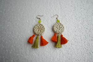 PENDIENTES DE RATÁN HECHOS A MANO DE NUEVO DISEÑO DE Vietnam AL POR MAYOR - Product Image 3