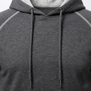 Sweat à capuche à manches courtes pour homme, en coton léger mélangé, basique, décontracté, sportif, pour la gym, vente en gros - Product Image 6