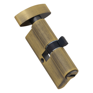 Cylindre de serrure en laiton à bouton unique, moderne, durable, insonorisé, installation facile, accessoires de quincaillerie de sécurité pour porte - Product Image 6