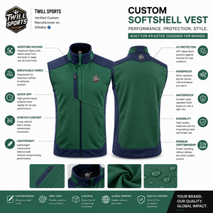 Services OEM, veste softshell légère, imperméable, coupe-vent, respirante, pour le sport et le golf, veste pour homme avec poches - Product Image 4