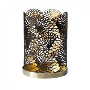 Portavelas Votivo de Metal Clásico para Decoración del Hogar Tradicional y Contemporánea con Fácil Colocación de Velas - Product Image 1