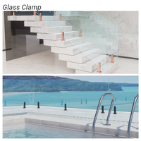 Système de garde-corps en verre en acier inoxydable Chuanlan couleurs personnalisées accessoires de main courante pince en verre Offre Spéciale robinet de clôture en forme de U