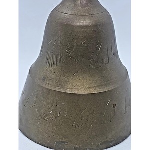 Maravillosa campana de mano de latón para templo, pooja, servicio doméstico, llamadas y entrenamiento, con mango de madera y campana de mano clásica de latón. - Product Image 5