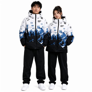 เสื้อแจ็คเก็ตขนเป็ดสำหรับกิจกรรมกลางแจ้งระดับมืออาชีพ เสื้อพาร์กาขนห่าน เสื้อโค้ทลำลองแบบมีซิป - Product Image 3