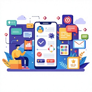 แอปพลิเคชันมือถือรุ่นใหม่สำหรับ Android และ iOS พร้อม UI/UX ทันสมัยและคุณสมบัติประสิทธิภาพสูง - Product Image 1