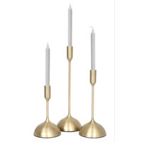 Ensemble de chandeliers décoratifs hauts en métal argenté de luxe, élégants pour centre de table de mariage, vente en gros
