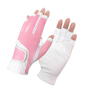 1 paire de gants de golf pour femmes, en cuir souple, respirants, plus confortables à porter sur les ongles longs, adaptés aux femmes et aux filles - Product Image 3