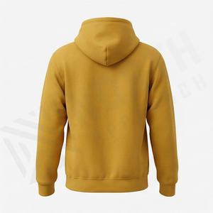 Custom Logo Autumn Hoodie Embroidered Design Cotton <b>Fleece</b> Sweatshirt Brand Promotion Oversized Fit Eco-Friendly Wholesale - Product Image 2