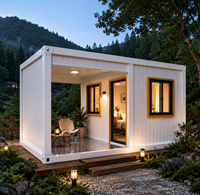 Maison conteneur en acier modulaire de luxe, pliable, détachable, personnalisable, respirante, pour immeuble de bureaux de 40 pieds, mobile et préfabriquée
