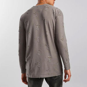 Camisetas Extra Grandes para Hombre, Estilo Vintage, Lavado Desgastado, Primavera 2025, Personaliza tu Propio Logotipo, 100% Algodón, Lavado Ácido - Product Image 2