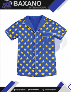 Ensemble de pyjama en satin à pois Sigma Gamma Rho Sorority, tunique respirante pour la saison d'automne, pour les membres de la sororité SGR - Product Image 6