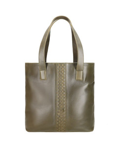 Sac fourre-tout à bandoulière en cuir véritable bleu pour femme 2026, grande capacité, simple, haute qualité, personnalisable OEM, sacs à main décontractés, logo personnalisé - Product Image 4