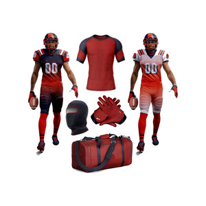 High Quality American Football Compression Top Headgear Gloves Bag Bundle Pack Custom Design Wholesale Sport Manufacturing - Product Image 1